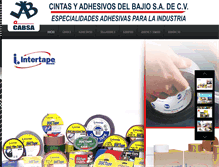 Tablet Screenshot of cabsabajio.com.mx